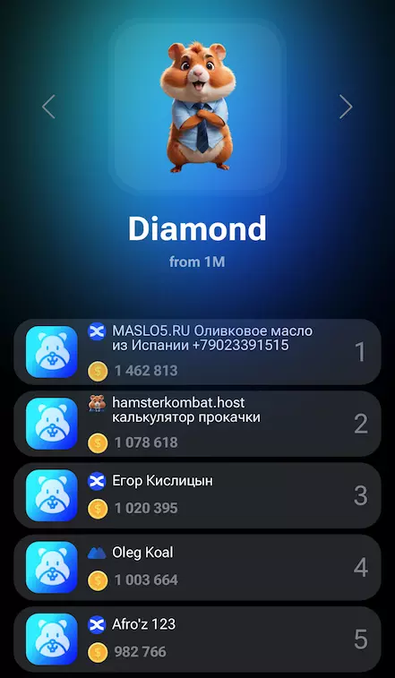 Уровень Diamond